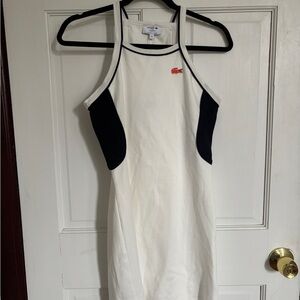 Lacoste Women's White and Black Dress